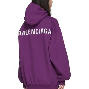 Balenciaga Oversized Back Logo Hoodie Men's (Authentic)